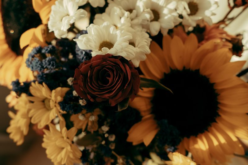 Bouquet d'automne tons dorés chrysanthèmes — interflora