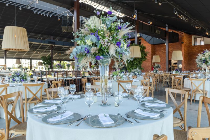 Centre de table floral pour mariage — inter flora